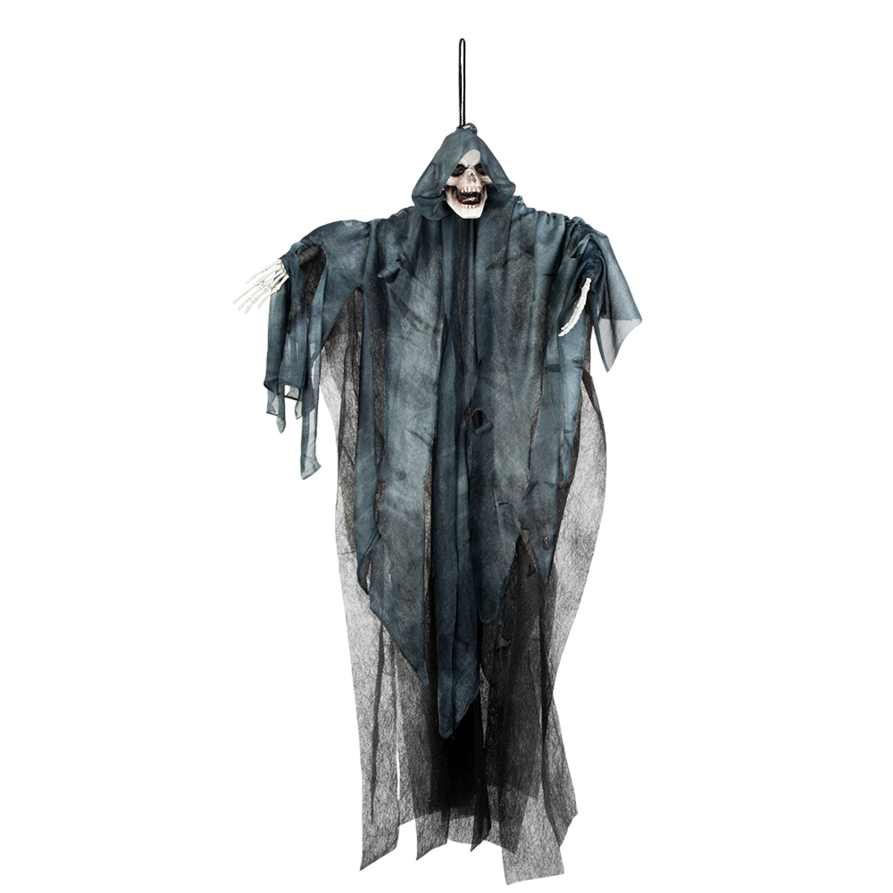 Fantôme Tête de Mort à Suspendre 65 cm – Décoration Halloween
