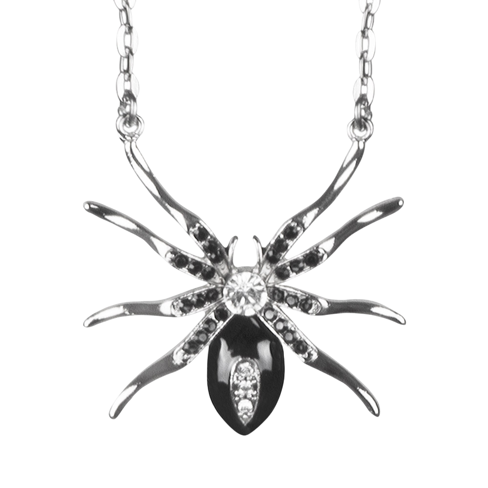 Collier Araignée Black Widow – Bijou Halloween