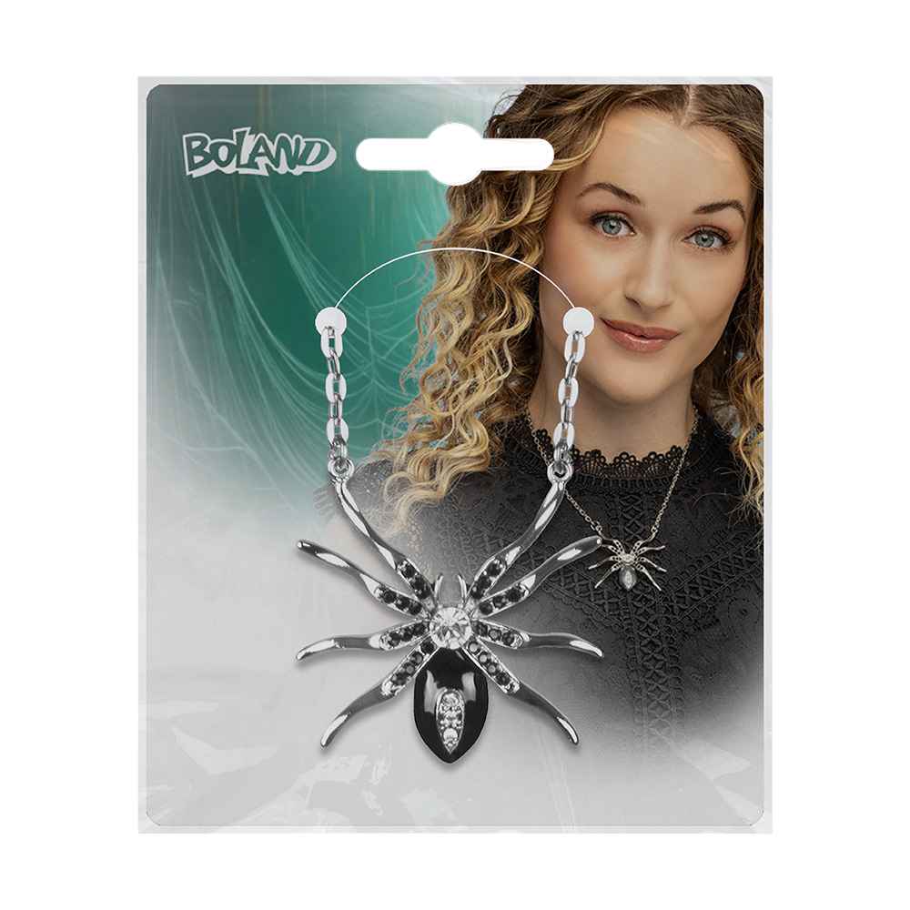 Collier Araignée Black Widow – Bijou Halloween