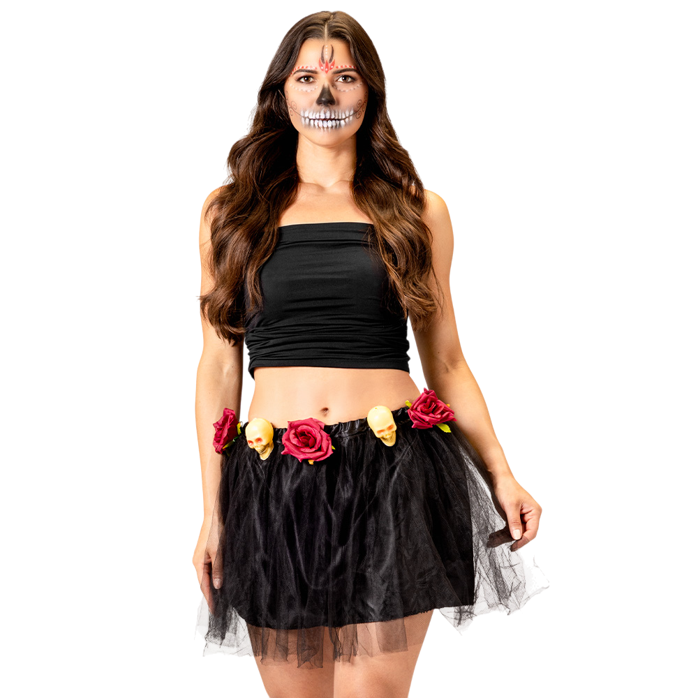 Tutu Noir Tête de Mort Dia de los Muertos – Jour des Morts