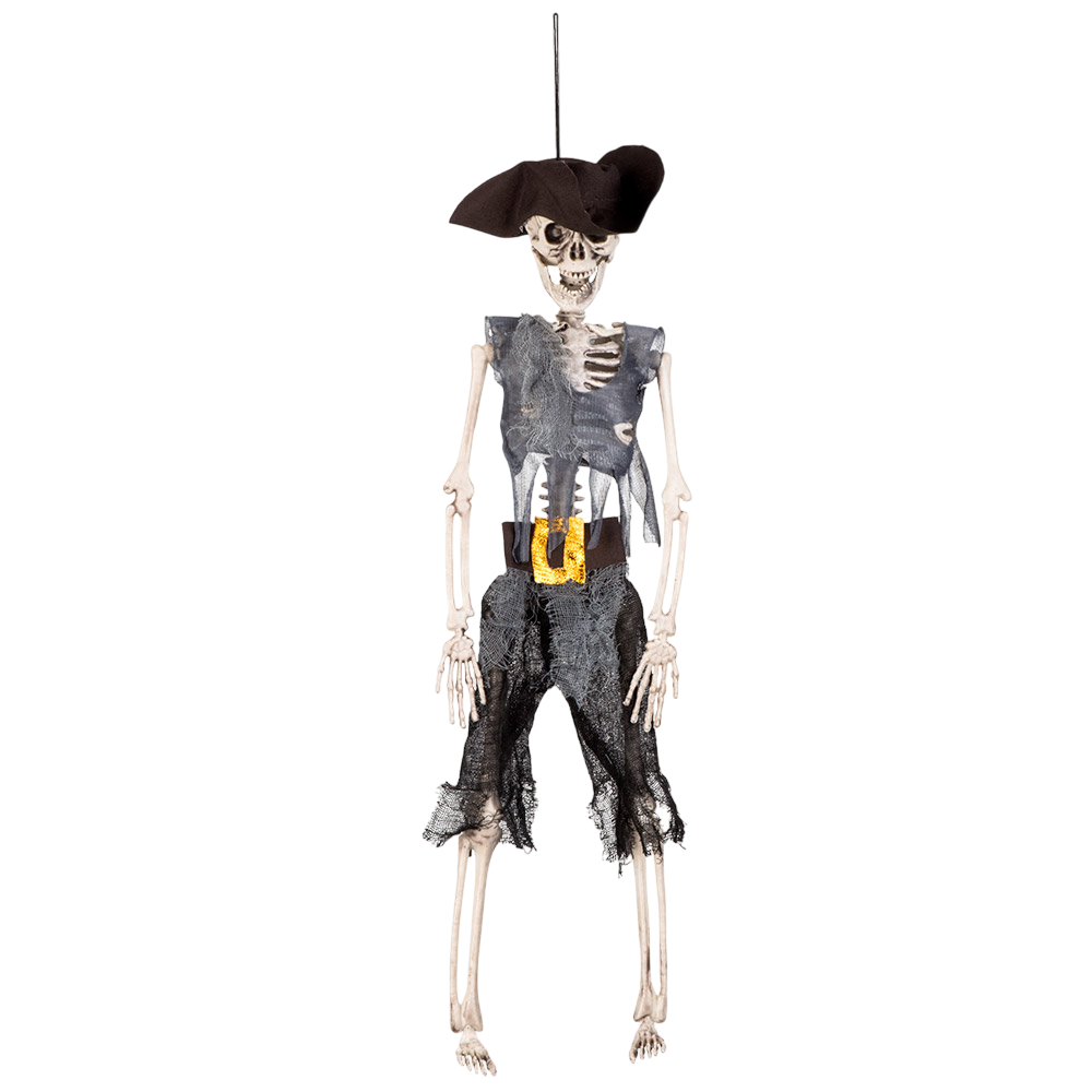 Squelette Pirate à Suspendre 40 cm – Décoration Halloween