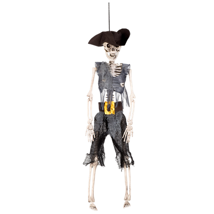 Squelette Pirate à Suspendre 40 cm – Décoration Halloween