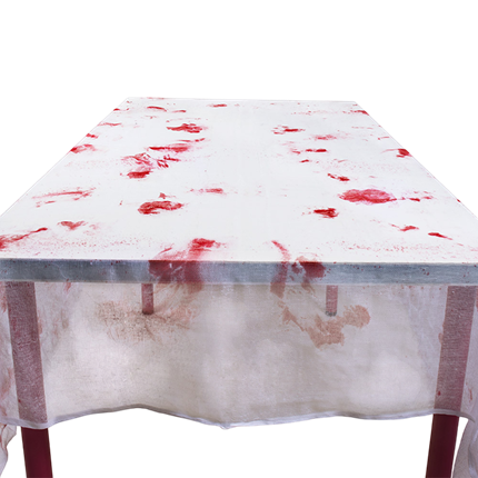 Nappe Sanglante avec Traces de Sang 150 x 180 cm – Halloween