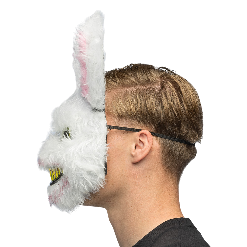 Masque Lapin Tueur en Peluche – Halloween