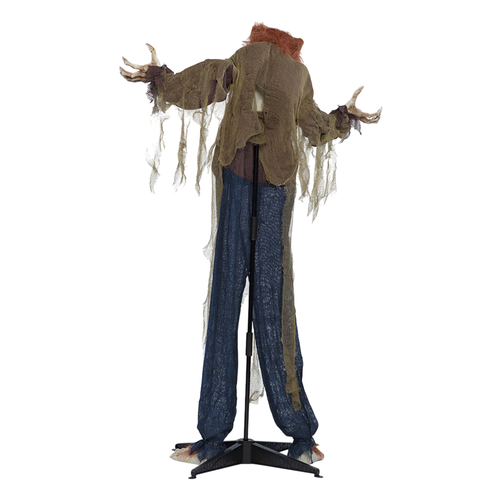 Loup-Garou Animé 160 cm – Décoration Halloween Lumineuse et Sonore