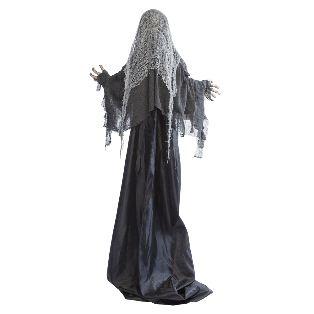 Poupée Squelette Faucheuse Animée Grandissante 180 à 215 cm – Halloween
