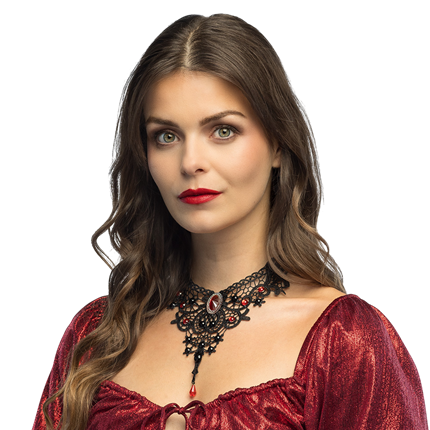 Collier Vampire – Accessoire Déguisement Halloween