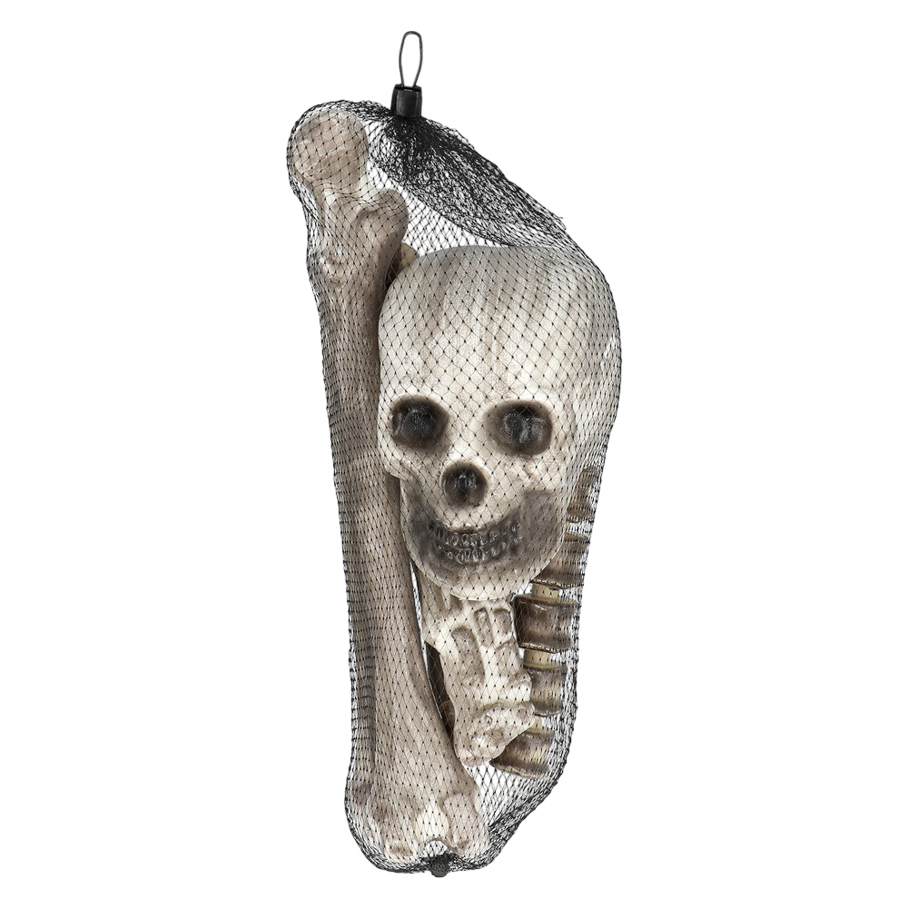 Lot de 6 Têtes de Mort et Os – Décoration Halloween