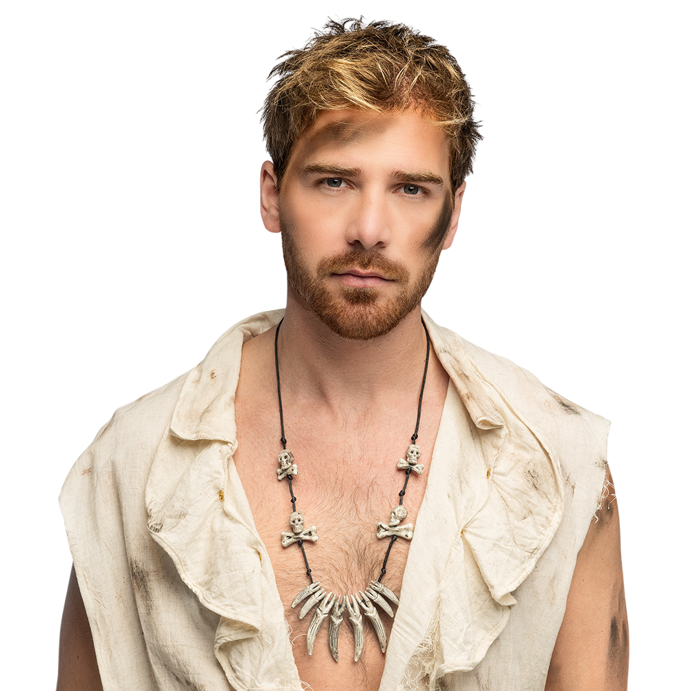 Collier Lame Tête de Mort – Bijou Halloween