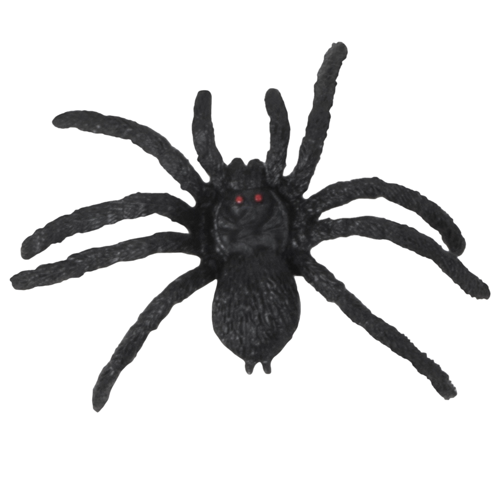 Lot de 12 Araignées 5 x 6 cm – Décoration Halloween