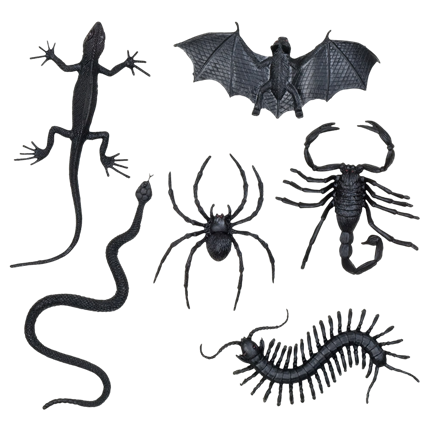 Lot de 6 Créatures Effrayantes – Décoration Halloween