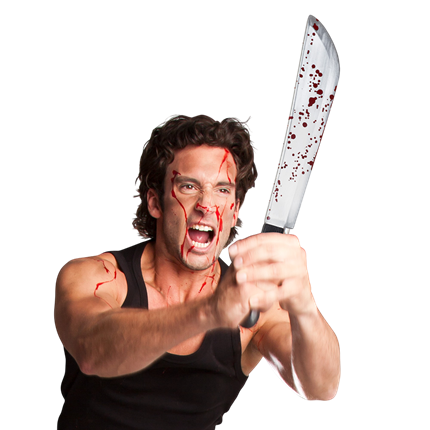 Machette Horreur 53 cm – Accessoire Déguisement Halloween