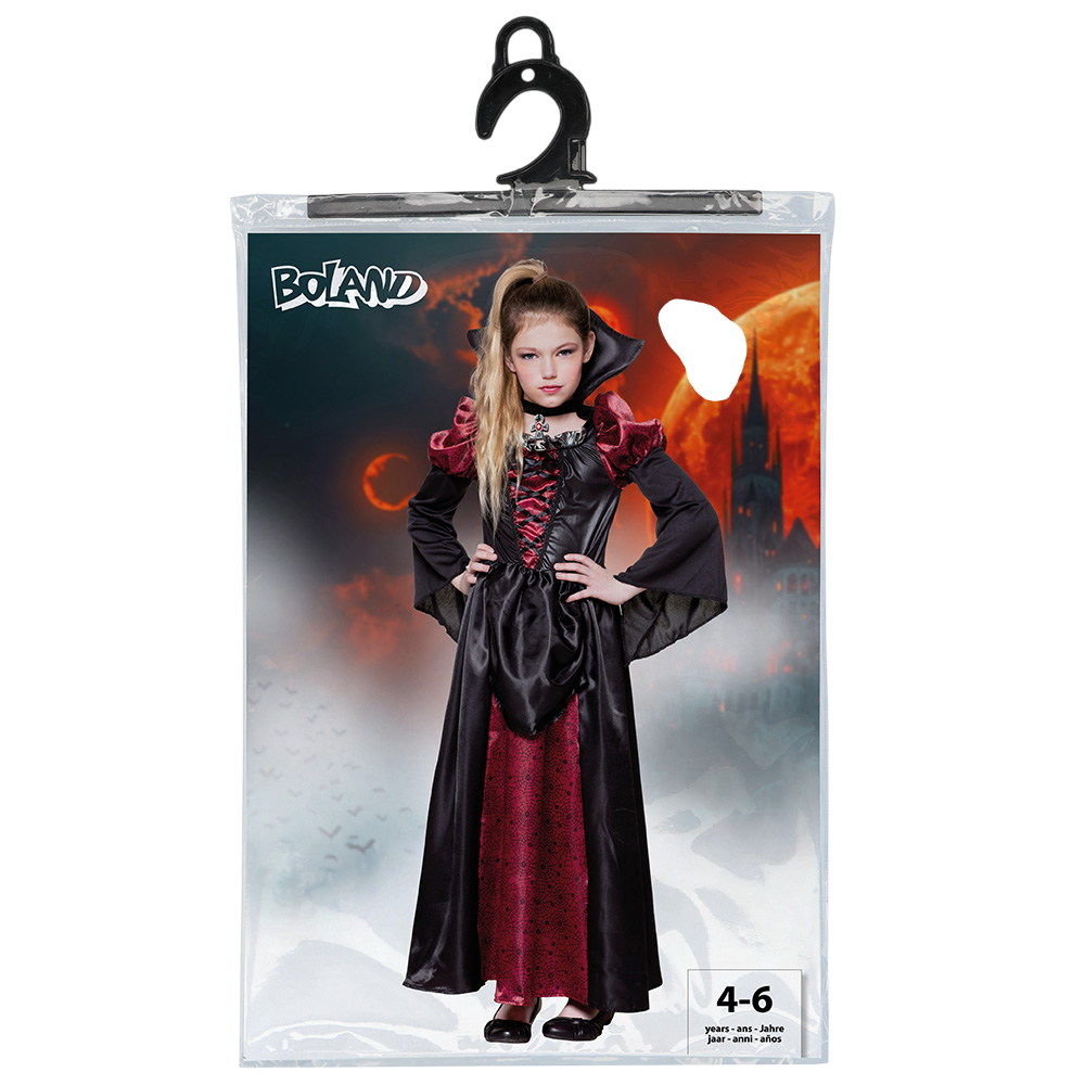 Déguisement Reine Vampire Fille 4-6 Ans – Halloween