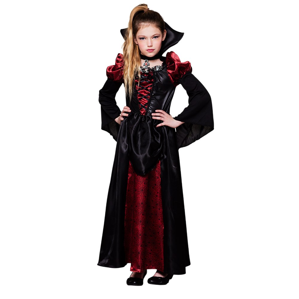 Déguisement Reine Vampire Fille 7-9 Ans – Halloween
