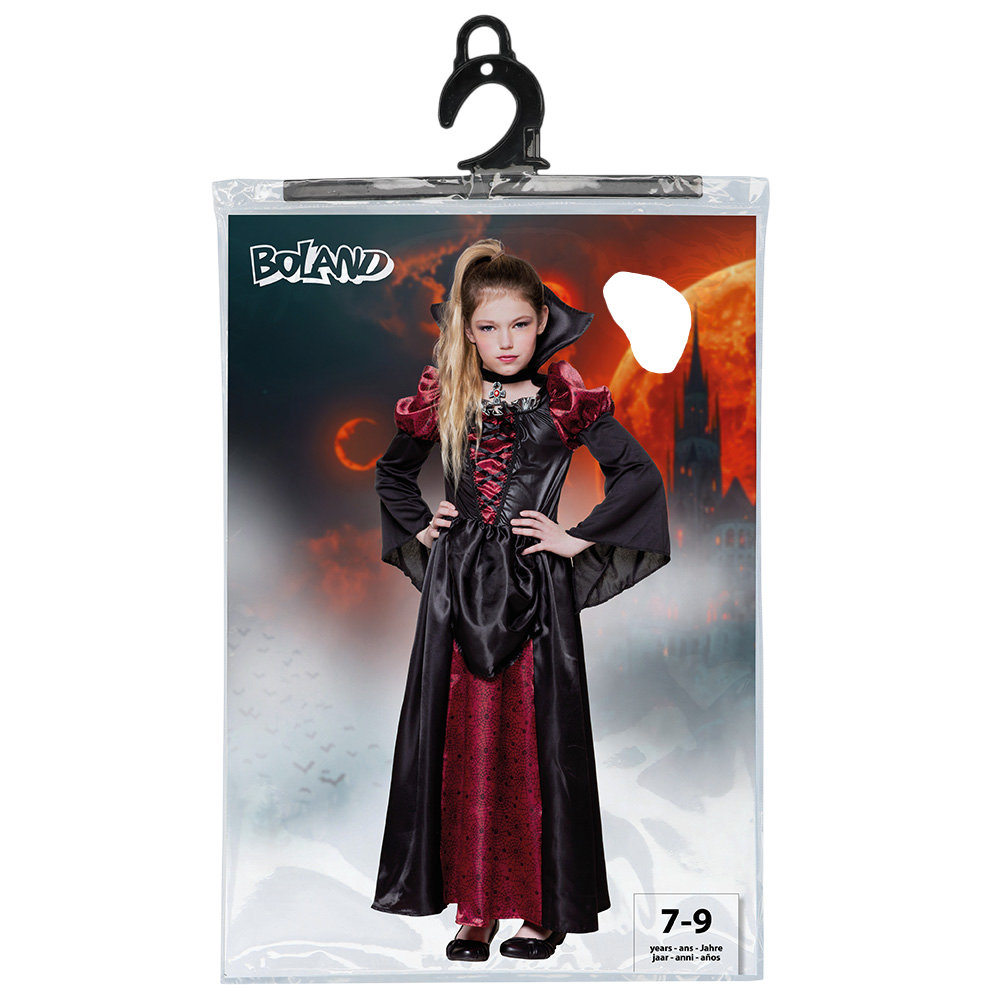 Déguisement Reine Vampire Fille 7-9 Ans – Halloween