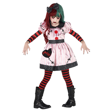 Déguisement Poupée Possédée Fille 7-9 Ans – Halloween