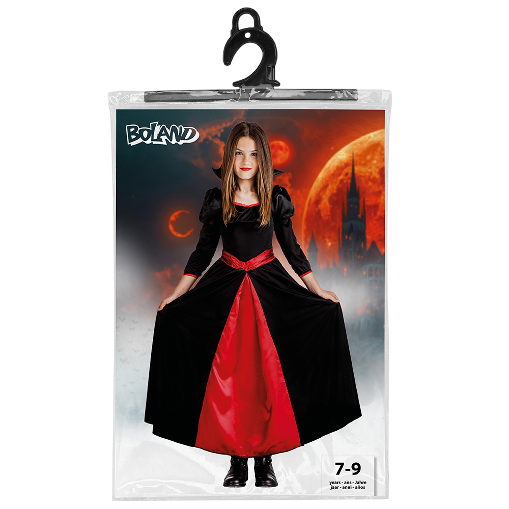 Déguisement Diva Vampire Fille 7-9 Ans – Halloween