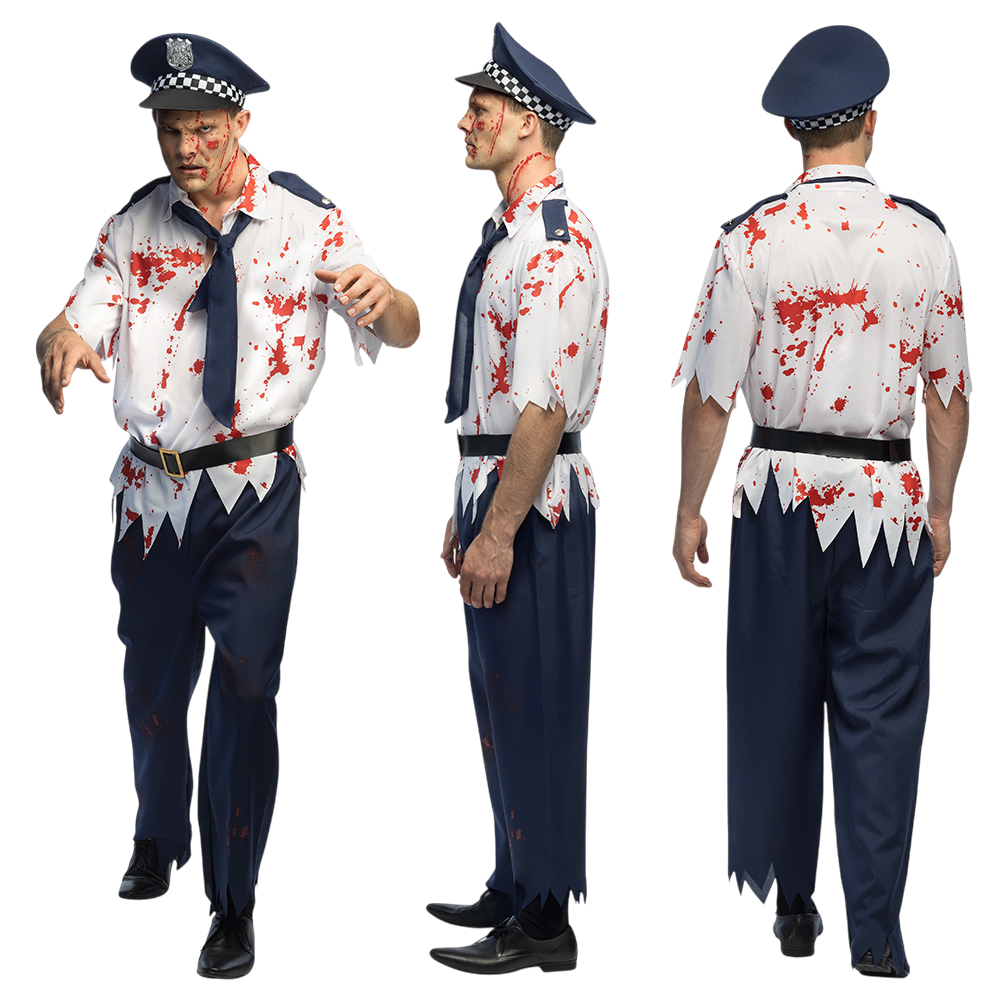 Déguisement Policier Zombie Homme M/L – Halloween