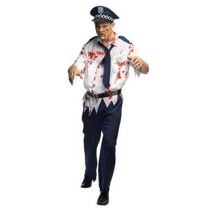 Déguisement Policier Zombie Homme M/L – Halloween
