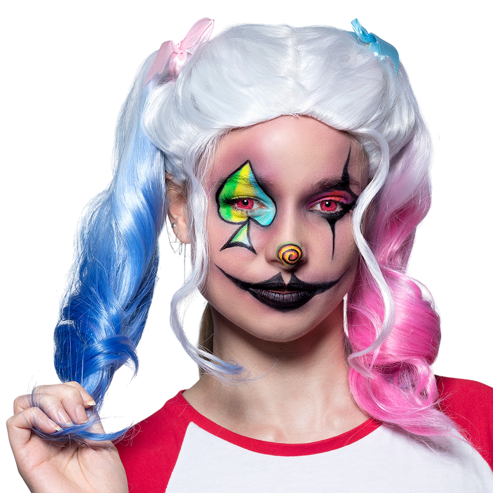Perruque Bouffon Maléfique – Déguisement Halloween