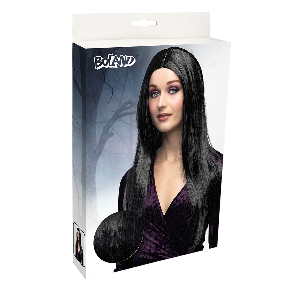 Perruque Sorcière Noire – Déguisement Halloween