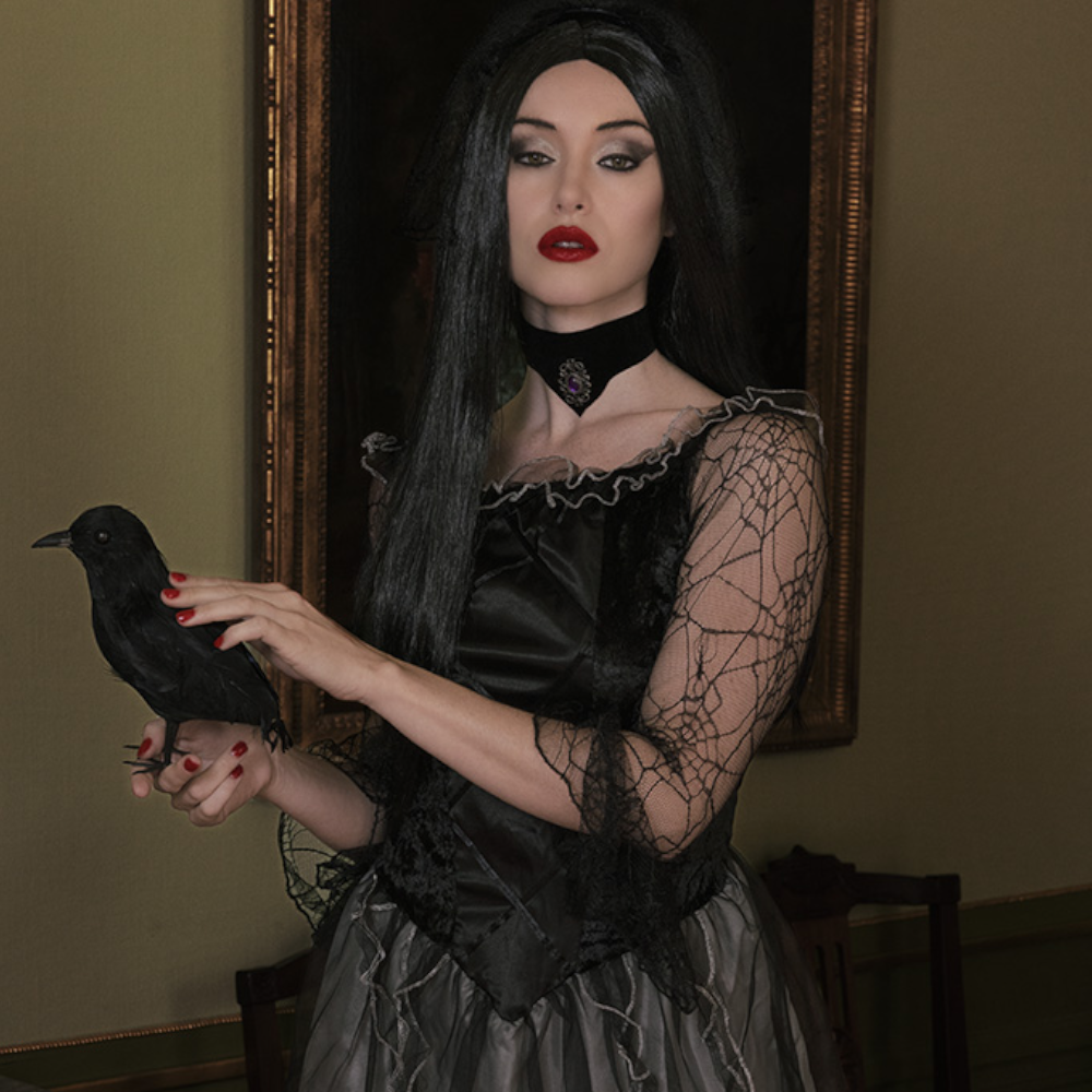 Perruque Sorcière Noire – Déguisement Halloween