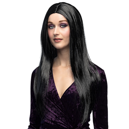 Perruque Sorcière Noire – Déguisement Halloween