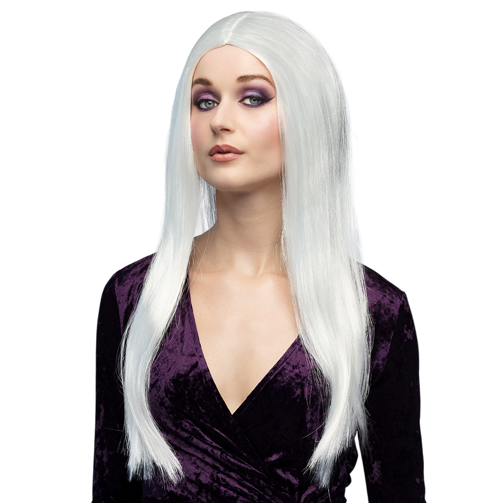 Perruque Sorcière Blanche – Déguisement Halloween