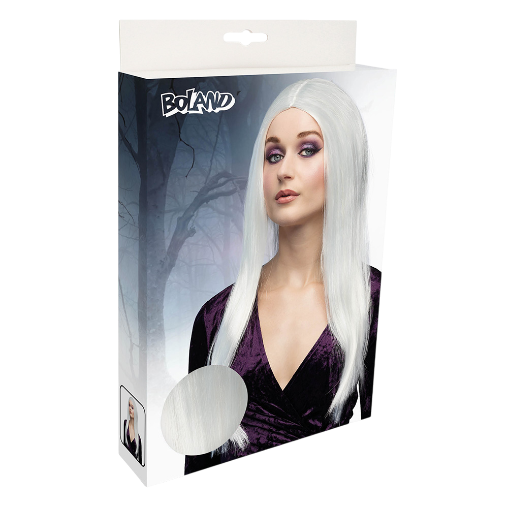 Perruque Sorcière Blanche – Déguisement Halloween