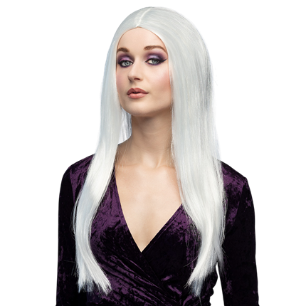 Perruque Sorcière Blanche – Déguisement Halloween