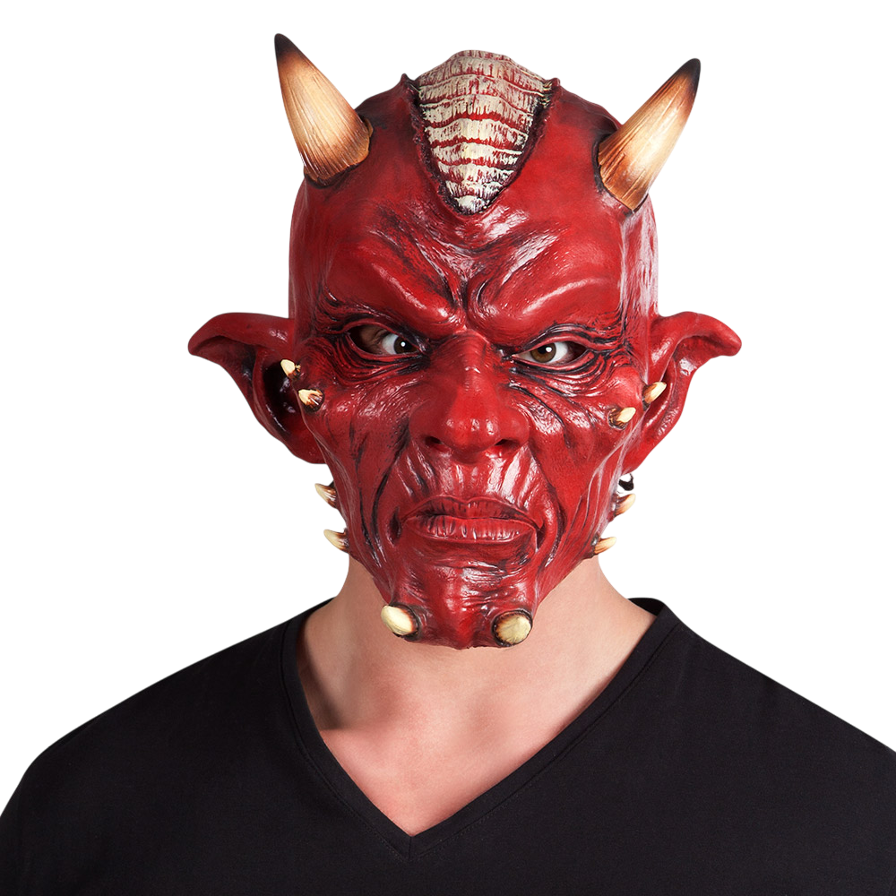 Masque Latex Diable – Masque Halloween