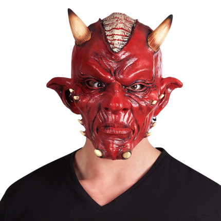 Masque Latex Diable – Masque Halloween