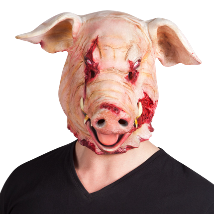 Masque Latex Cochon Sanglant – Masque Horreur Halloween