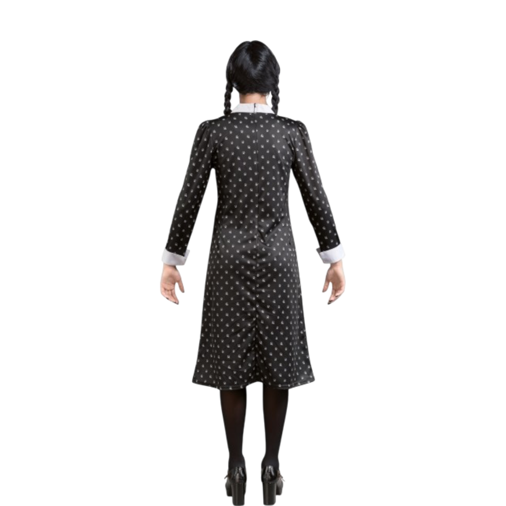 Robe Noire Mercredi Addams M – Déguisement Femme