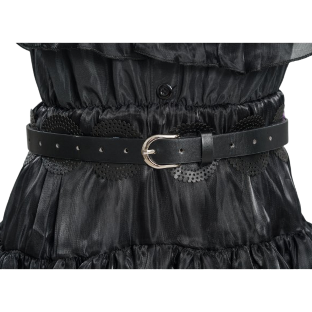 Robe de Bal Noire Mercredi Addams 152 cm – Déguisement Enfant