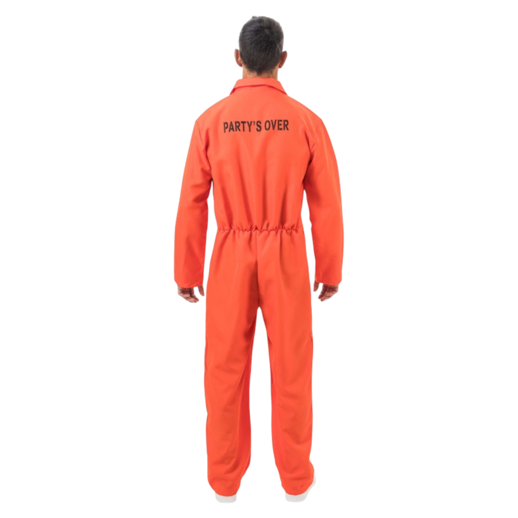 Déguisement Prisonnier Orange 180 cm – Combinaison Halloween