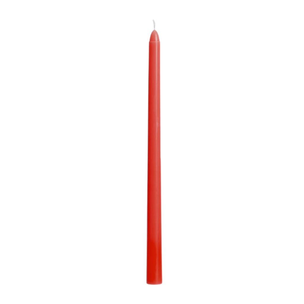 Lot de 2 Bougies Flambeaux Rouges 30 cm – Décoration Halloween