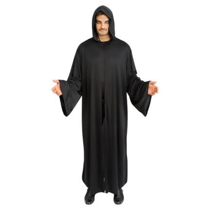 Cape de Prêtre Satanique Noire 180 cm – Déguisement Halloween
