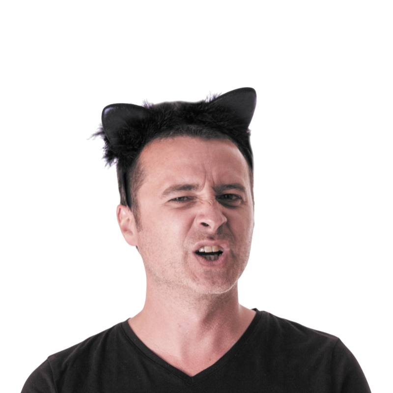 Serre-Tête Oreilles de Chat Noir – Accessoire Halloween