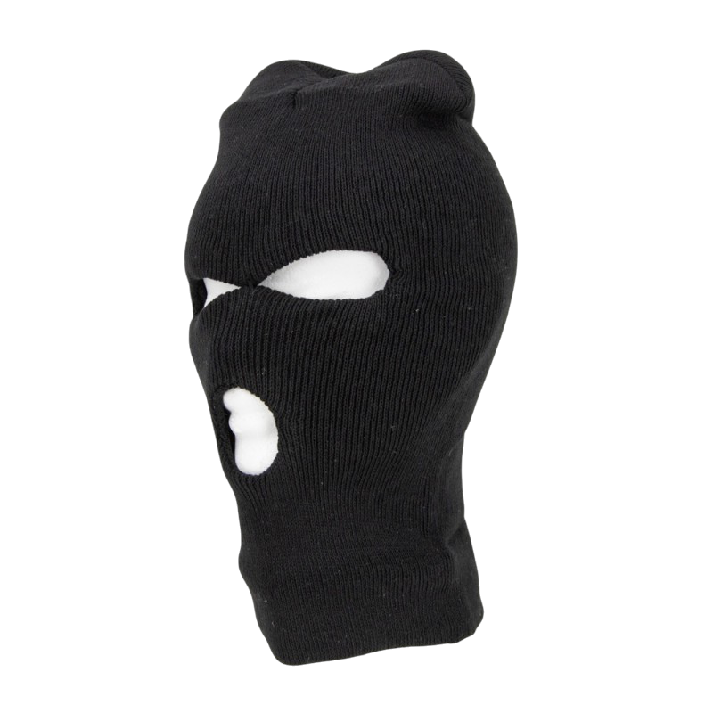 Cagoule Noire – Accessoire Déguisement Halloween