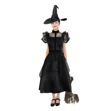 Déguisement Sorcière Noire Gothique 13-15 Ans – Halloween