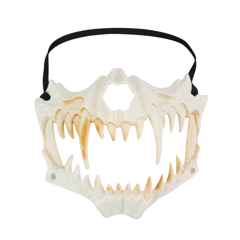 Masque Mâchoire Squelette à Dents – Accessoire Halloween