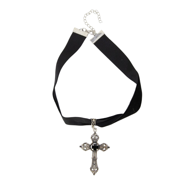 Collier Croix Gothique – Bijou Halloween