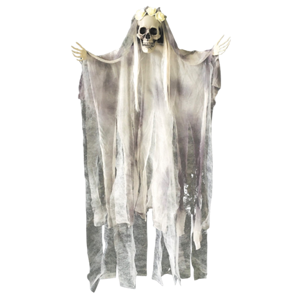 Mariée Squelette Suspendue 120 cm – Décoration Halloween
