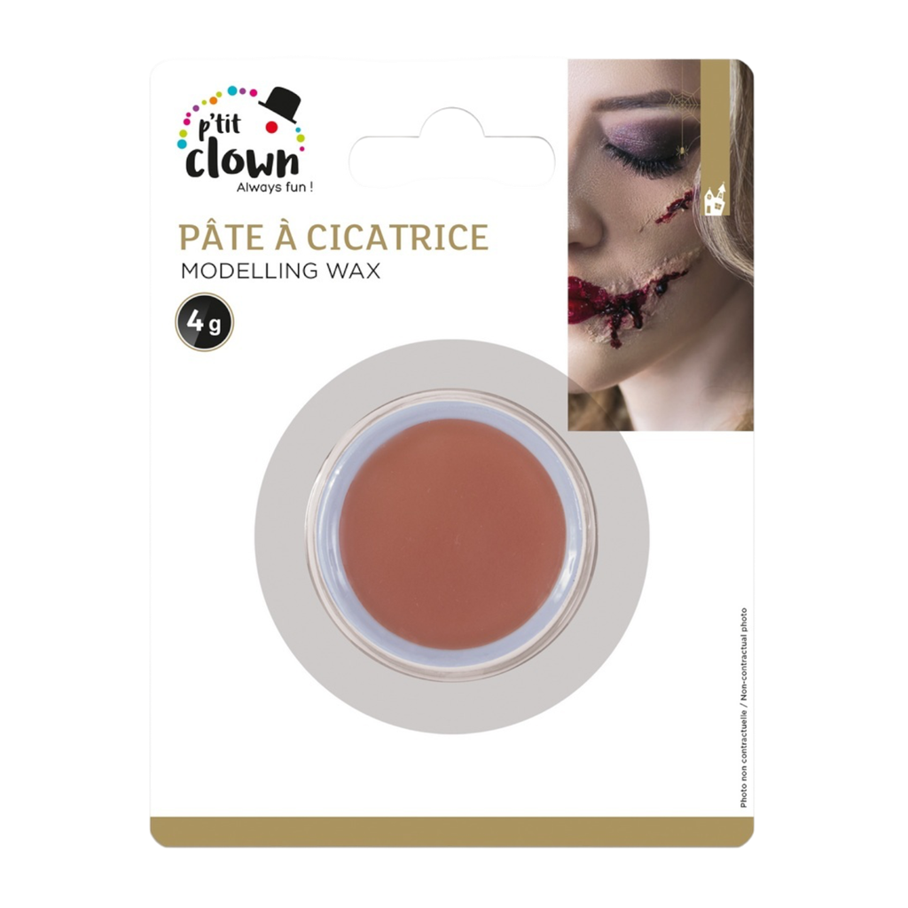 Pâte à Cicatrice 4 g – Maquillage Effets Spéciaux Halloween