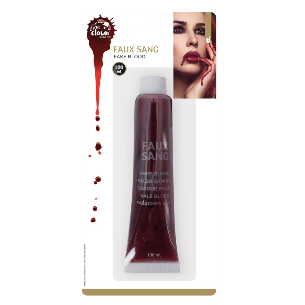 Faux Sang en Gel 100 ml – Maquillage Halloween