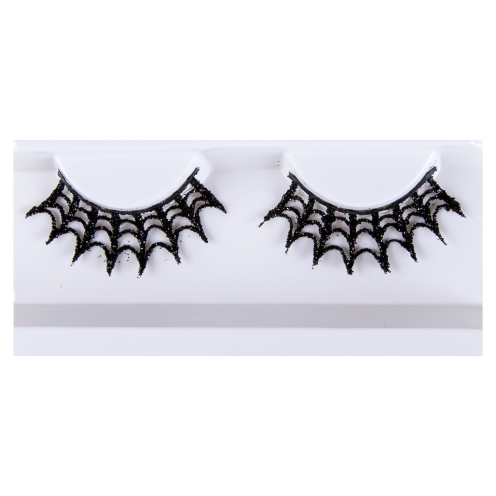 Faux Cils Toile d’Araignée Auto-Adhésifs – Maquillage Halloween