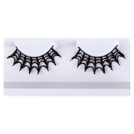 Faux Cils Toile d’Araignée Auto-Adhésifs – Maquillage Halloween
