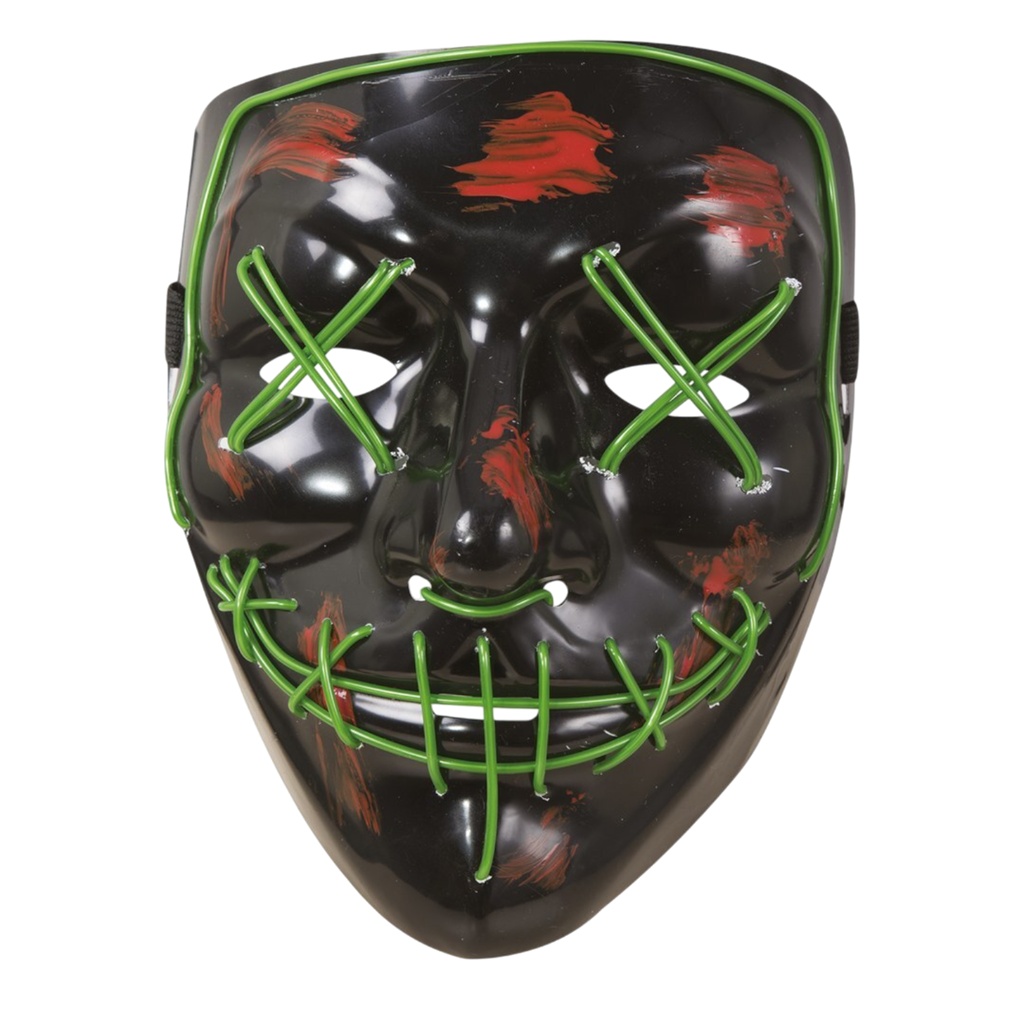 Masque LED Visage Sanglant Adulte – Halloween