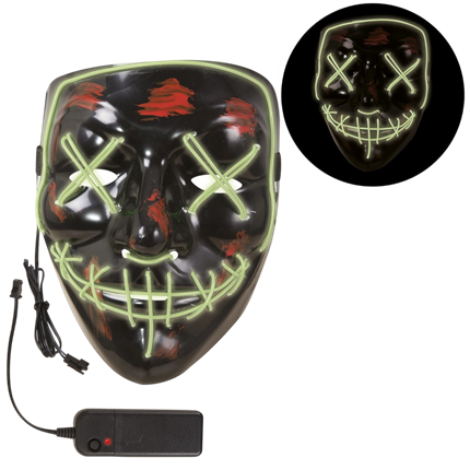 Masque LED Visage Sanglant Adulte – Halloween